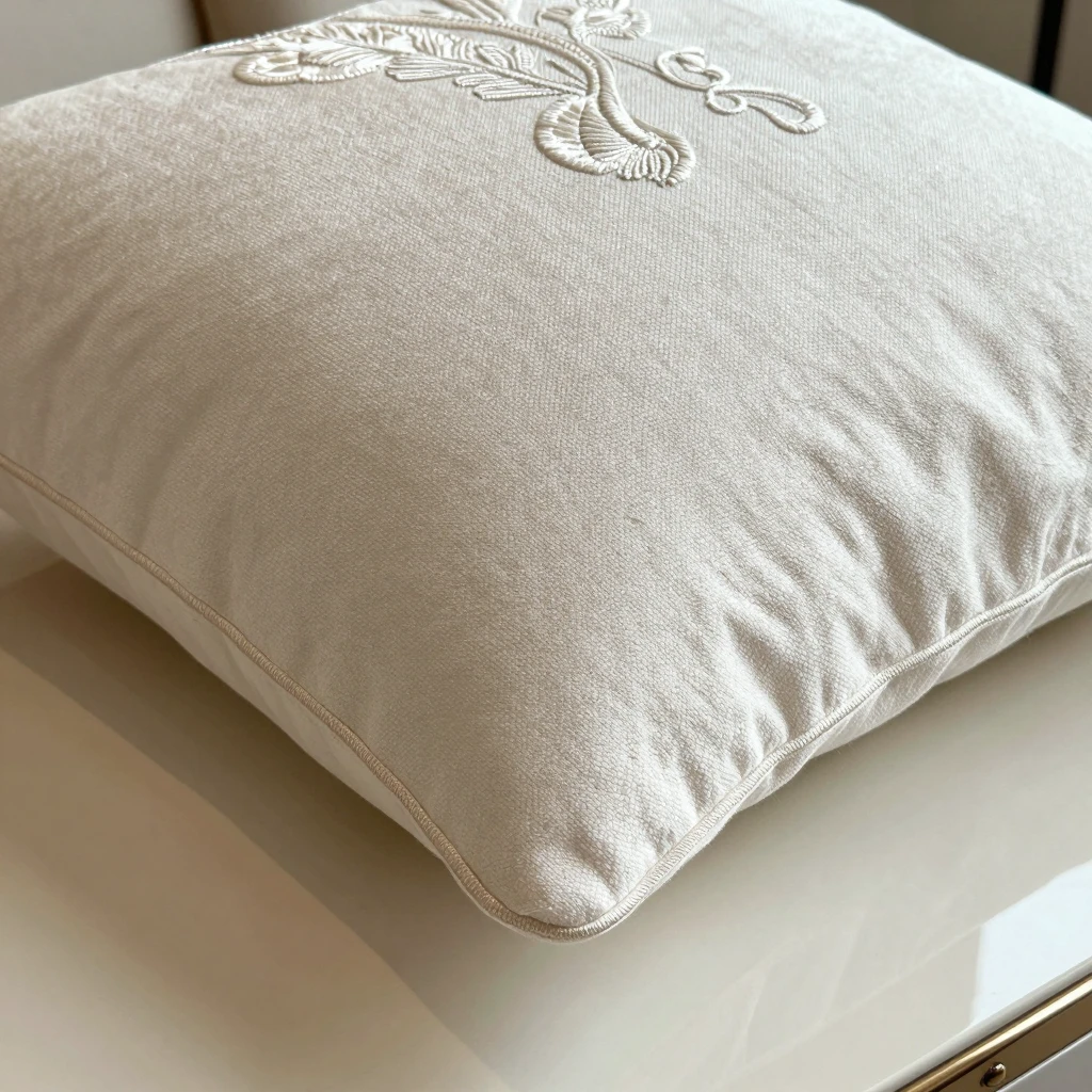 Luxury decorative cushion with premium fabric